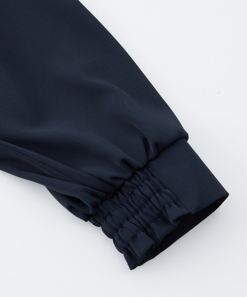 RANAN（ラナン）の「【2点セット】洗える/防シワ　バックパール調ペプラムセットアップ[Sサイズ有]（パンツドレス・レディース・ブラック/ネイビー・S/M/L/LL）」の12枚目の写真