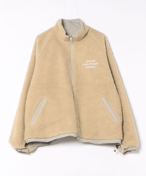 WESTERN HYDRODYNAMIC RESEARCH(ウェスタンハイドロダイナミックリサーチ)の「【Western Hydrodynamic Research/ウェスタン ハイドロダイナミック リサーチ】REVERSIBLE BOA JACKET 2WAY リバーシブル ボアジャケット(ブルゾン・メンズ・ブラック/ネイビー/グレー・X-LARGE/LARGE/MEDIUM)」の7枚目の写真