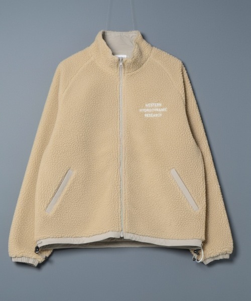 WESTERN HYDRODYNAMIC RESEARCH(ウェスタンハイドロダイナミックリサーチ)の「【Western Hydrodynamic Research/ウェスタン ハイドロダイナミック リサーチ】REVERSIBLE BOA JACKET 2WAY リバーシブル ボアジャケット(ブルゾン・メンズ・ブラック/ネイビー/グレー・X-LARGE/LARGE/MEDIUM)」の2枚目の写真