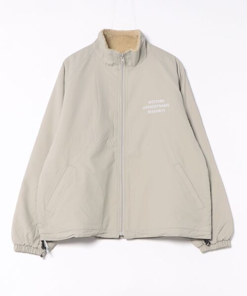 WESTERN HYDRODYNAMIC RESEARCH(ウェスタンハイドロダイナミックリサーチ)の「【Western Hydrodynamic Research/ウェスタン ハイドロダイナミック リサーチ】REVERSIBLE BOA JACKET 2WAY リバーシブル ボアジャケット(ブルゾン・メンズ・ブラック/ネイビー/グレー・X-LARGE/LARGE/MEDIUM)」の11枚目の写真