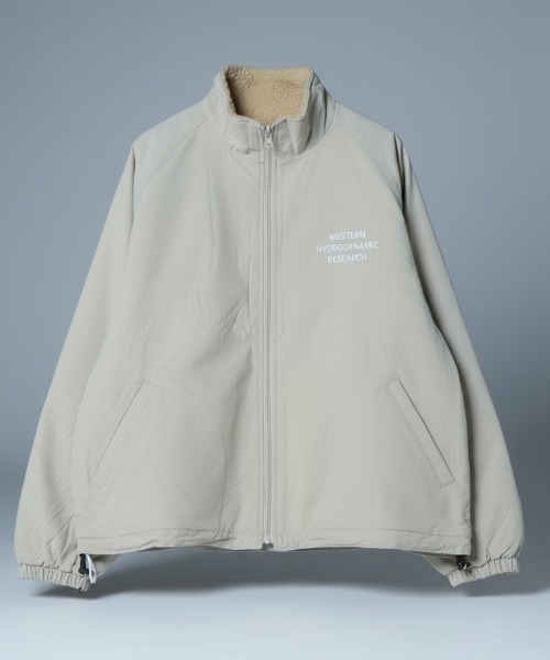 WESTERN HYDRODYNAMIC RESEARCH(ウェスタンハイドロダイナミックリサーチ)の「【Western Hydrodynamic Research/ウェスタン ハイドロダイナミック リサーチ】REVERSIBLE BOA JACKET 2WAY リバーシブル ボアジャケット(ブルゾン・メンズ・ブラック/ネイビー/グレー・X-LARGE/LARGE/MEDIUM)」の10枚目の写真