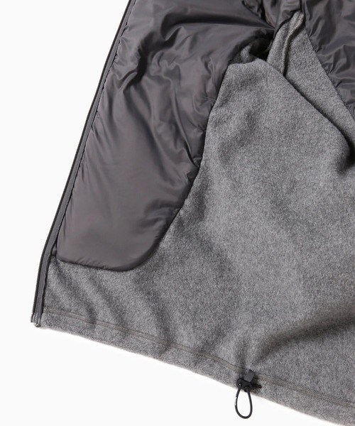 and wander（アンドワンダー）の「【and wander/アンドワンダー】ROA quilting fleece jacket（その他アウター・メンズ・グレー・M/L）」の8枚目の写真
