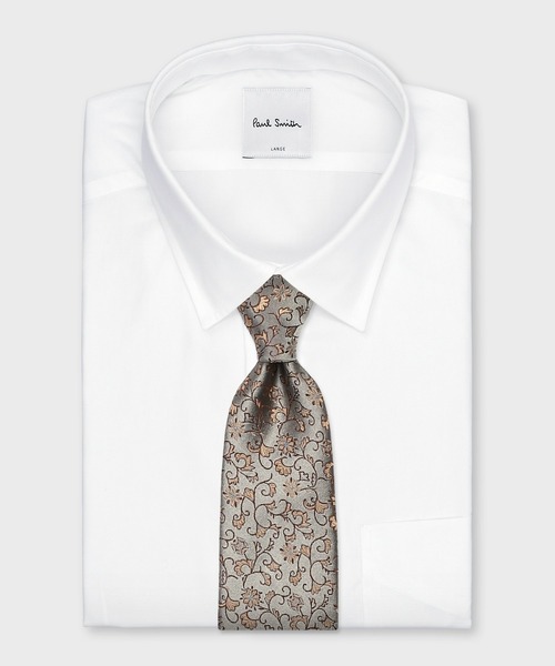 フローラルパターン タイ【250117 552MT】（ネクタイ）｜Paul Smith
