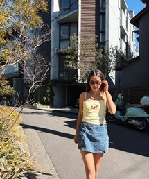 CHERRY CHERRY BARE T/ロキシーキャミソール