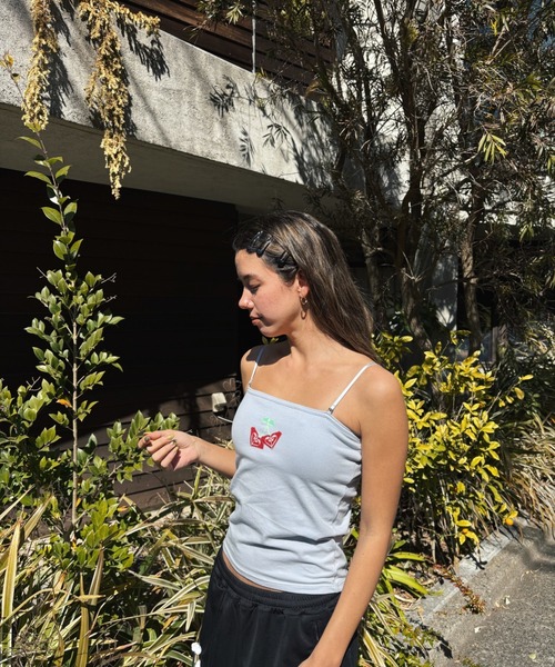 ROXY(ロキシー)の「CHERRY CHERRY BARE T/ロキシーキャミソール(キャミソール・レディース・イエロー/ナチュラル/ブルー/ブラック・MEDIUM/LARGE)」の10枚目の写真