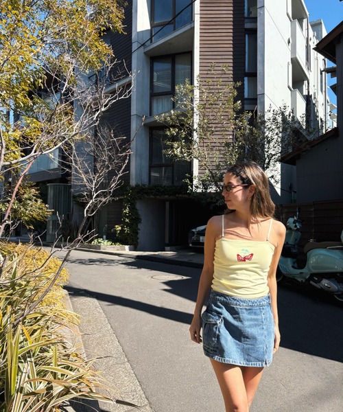 ROXY(ロキシー)の「CHERRY CHERRY BARE T/ロキシーキャミソール(キャミソール・レディース・イエロー/ナチュラル/ブルー/ブラック・MEDIUM/LARGE)」の13枚目の写真