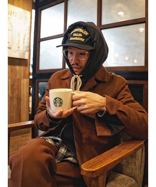 AECA（エイカ）の「EVERYDAY AECA CLOVER ZIP UP HOODIE-NAVY（パーカー・レディース・その他・MEDIUM/LARGE/X-LARGE/W）」の10枚目の写真