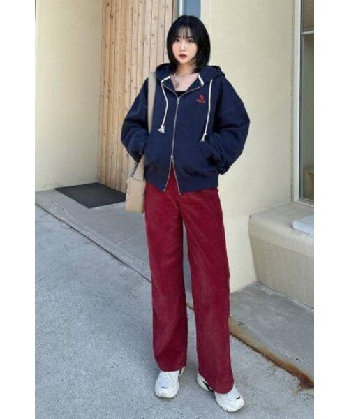 AECA（エイカ）の「EVERYDAY AECA CLOVER ZIP UP HOODIE-NAVY（パーカー・レディース・その他・MEDIUM/LARGE/X-LARGE/W）」の11枚目の写真