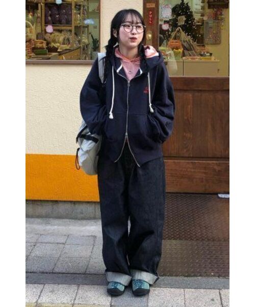 AECA（エイカ）の「EVERYDAY AECA CLOVER ZIP UP HOODIE-NAVY（パーカー・レディース・その他・MEDIUM/LARGE/X-LARGE/W）」の15枚目の写真