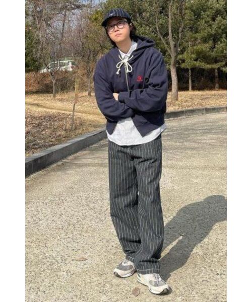 AECA（エイカ）の「EVERYDAY AECA CLOVER ZIP UP HOODIE-NAVY（パーカー・レディース・その他・MEDIUM/LARGE/X-LARGE/W）」の16枚目の写真