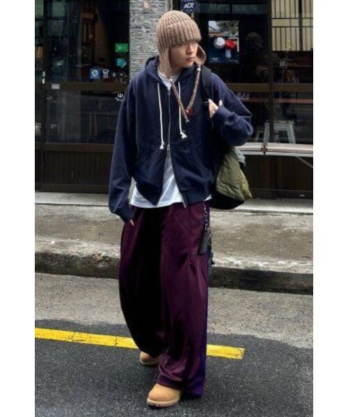 AECA（エイカ）の「EVERYDAY AECA CLOVER ZIP UP HOODIE-NAVY（パーカー・レディース・その他・MEDIUM/LARGE/X-LARGE/W）」の18枚目の写真