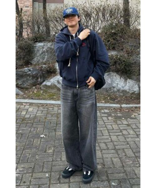 AECA（エイカ）の「EVERYDAY AECA CLOVER ZIP UP HOODIE-NAVY（パーカー・レディース・その他・MEDIUM/LARGE/X-LARGE/W）」の19枚目の写真