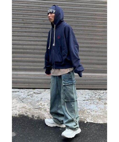 AECA（エイカ）の「EVERYDAY AECA CLOVER ZIP UP HOODIE-NAVY（パーカー・レディース・その他・MEDIUM/LARGE/X-LARGE/W）」の20枚目の写真