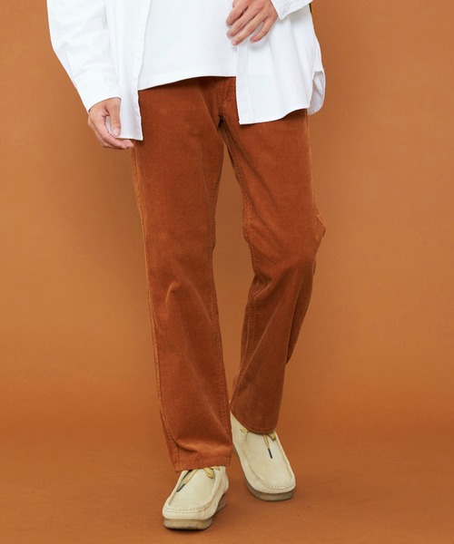 Lee（リー）の「Lee/リー【暖】AMERICAN STANDARD 201ストレート コーデュロイパンツ/コーデュロイセットアップ可（その他パンツ・メンズ・ブラウン/オリーブ/ブラック/キャメル・SMALL/MEDIUM/LARGE/X-LARGE）」の4枚目の写真