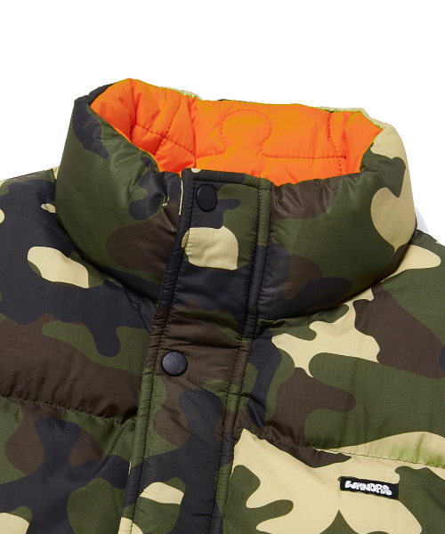 WKNDRS(ウィーキャンドース)の「PUZZLE PUFFER VEST (CAMO)(ダウンベスト・レディース・その他・LARGE/X-LARGE/MEDIUM)」の3枚目の写真