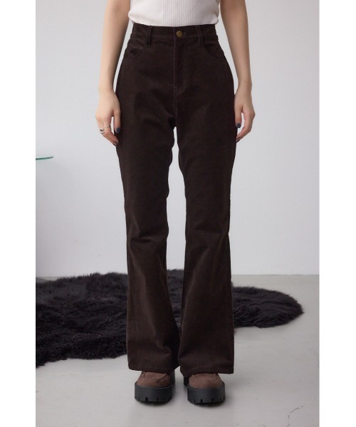 セール】コーデュロイフレアパンツ（スラックス）｜AZUL BY MOUSSY