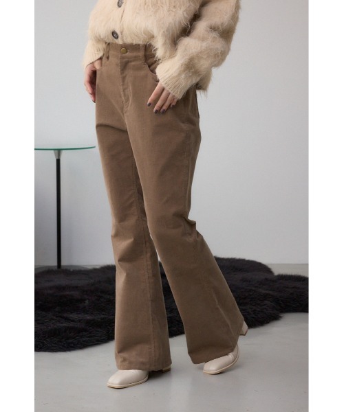 セール】コーデュロイフレアパンツ（スラックス）｜AZUL BY MOUSSY