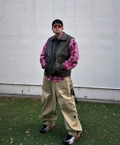 AVANDRESS(アバンドレス )の「Legacy Overfit Check Shirt PINK(シャツ/ブラウス・レディース・ピンク・LARGE/MEDIUM/X-LARGE)」の8枚目の写真