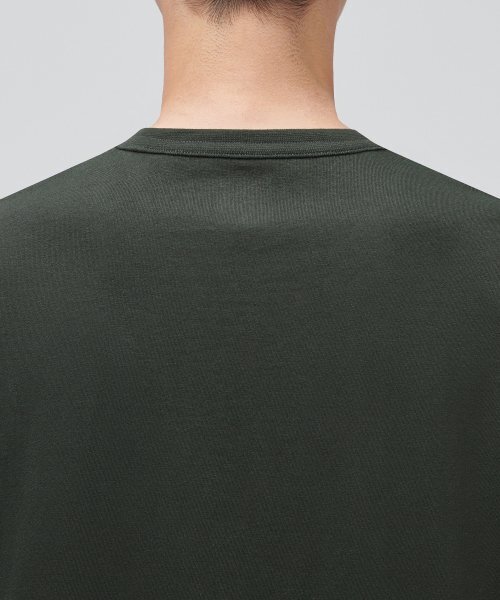 MUSINSA STANDARD（ムシンサスタンダード）の「リラックスフィットクルーネックTシャツ[カーキ]（Tシャツ/カットソー・メンズ・その他・X-LARGE/XX-LARGE/XXX-LARGE/SMALL/MEDIUM/LARGE）」の4枚目の写真
