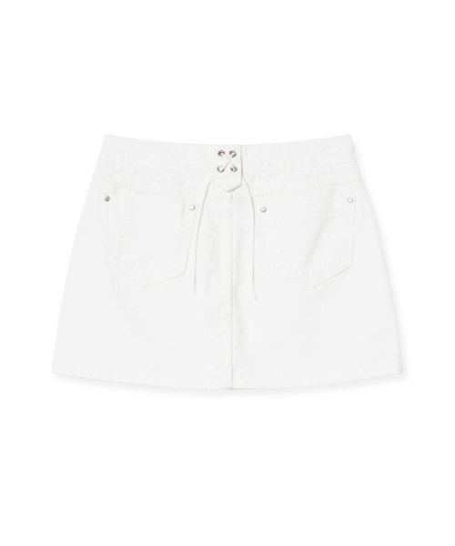 Midnight Move(ミッドナイトムーブ)の「belt skirt (white)(スカート・レディース・その他・SMALL/MEDIUM)」の3枚目の写真