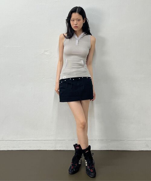 Midnight Move(ミッドナイトムーブ)の「belt skirt (white)(スカート・レディース・その他・SMALL/MEDIUM)」の8枚目の写真