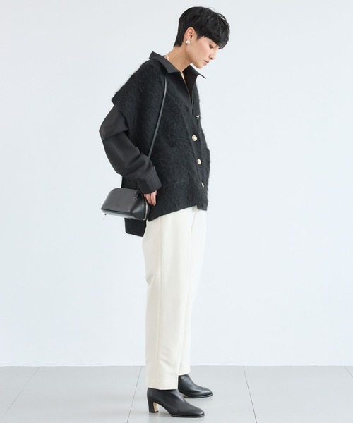 BARNYARDSTORM（バンヤードストーム）の「BARNYARDSTORM / 起毛金ボタンベスト / ハンドウォッシャブル（ベスト・レディース・オフホワイト/グレー/ブラック・FREE）」の22枚目の写真