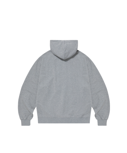 WOOALONG(ウアロン)の「Signature hood zip-up (2colors)(パーカー・レディース・ブラック/グレー・MEDIUM/LARGE/SMALL)」の4枚目の写真