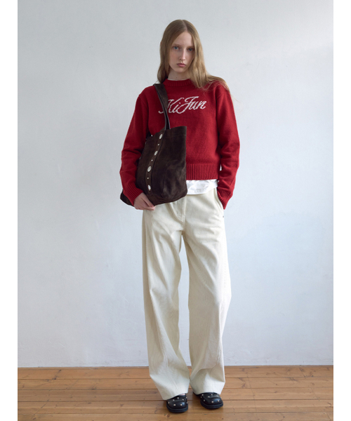 Kijun(キジュン)の「Signature Logo Knit Red(ニット/セーター・レディース・その他・SMALL/MEDIUM)」の4枚目の写真