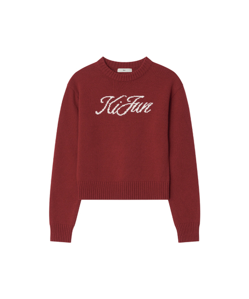 Kijun(キジュン)の「Signature Logo Knit Red(ニット/セーター・レディース・その他・SMALL/MEDIUM)」の5枚目の写真