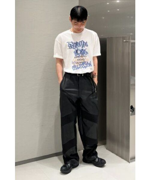 INSILENCE(インサイロンス)の「レザーミックスバイカーパンツ BLACK(その他パンツ・メンズ・その他・MEDIUM/SMALL)」の6枚目の写真