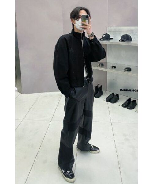 INSILENCE(インサイロンス)の「レザーミックスバイカーパンツ BLACK(その他パンツ・メンズ・その他・MEDIUM/SMALL)」の4枚目の写真