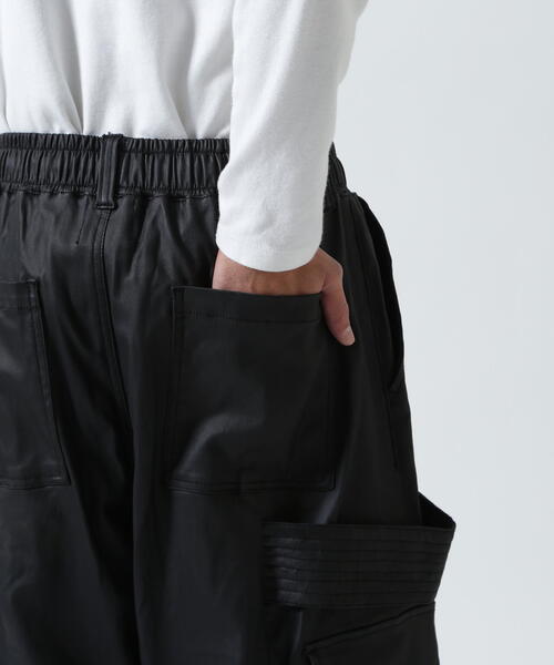 FR(13)NDS（フレンズ）の「FR(13)NDS/フレンズ/コーティングワイドカーゴパンツ（カーゴパンツ・メンズ・ブラック・F）」の21枚目の写真