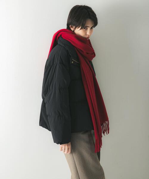 URBAN RESEARCH（アーバンリサーチ）の「ウールカシミヤストール（ストール/ショール・レディース・アイボリー/グリーン/レッド/ベージュ・-）」の11枚目の写真