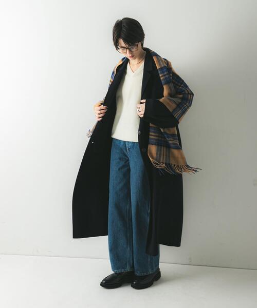 URBAN RESEARCH（アーバンリサーチ）の「ウールカシミヤストール（ストール/ショール・レディース・アイボリー/グリーン/レッド/ベージュ・-）」の16枚目の写真