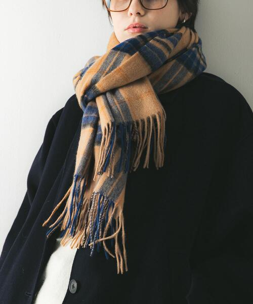 URBAN RESEARCH（アーバンリサーチ）の「ウールカシミヤストール（ストール/ショール・レディース・アイボリー/グリーン/レッド/ベージュ・-）」の17枚目の写真