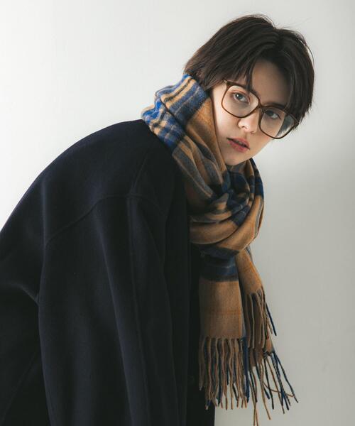 URBAN RESEARCH（アーバンリサーチ）の「ウールカシミヤストール（ストール/ショール・レディース・アイボリー/グリーン/レッド/ベージュ・-）」の20枚目の写真