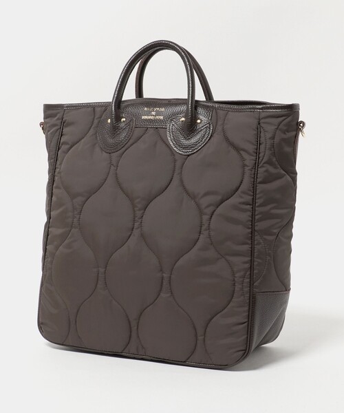 YOUNG&OLSEN The DRYGOODS STORE（ヤングアンドオルセン）の「【別注】＜YOUNG&OLSEN The DRYGOODS STORE＞キルトトートバッグ（トートバッグ・レディース・ブラック/ダークブラウン/ベージュ・FREE）」の12枚目の写真