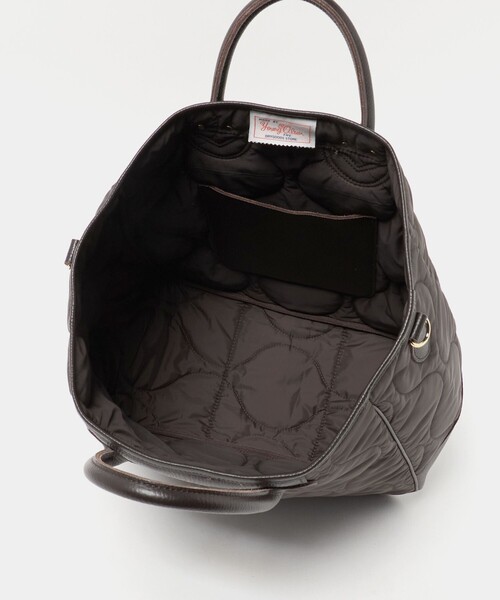 YOUNG&OLSEN The DRYGOODS STORE（ヤングアンドオルセン）の「【別注】＜YOUNG&OLSEN The DRYGOODS STORE＞キルトトートバッグ（トートバッグ・レディース・ブラック/ダークブラウン/ベージュ・FREE）」の15枚目の写真