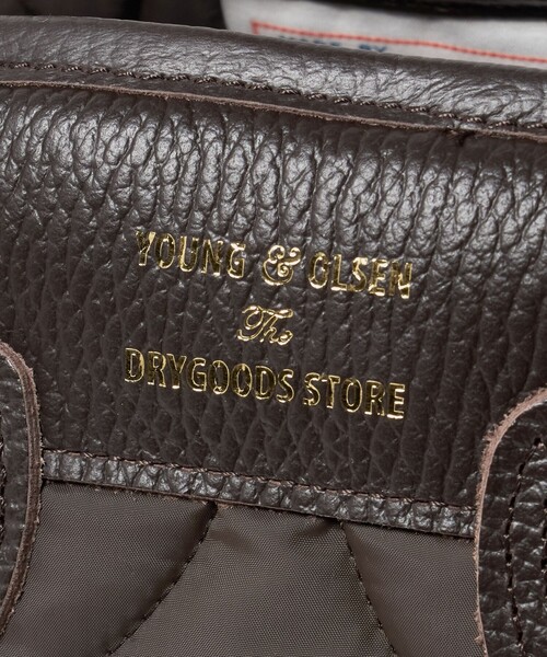 YOUNG&OLSEN The DRYGOODS STORE（ヤングアンドオルセン）の「【別注】＜YOUNG&OLSEN The DRYGOODS STORE＞キルトトートバッグ（トートバッグ・レディース・ブラック/ダークブラウン/ベージュ・FREE）」の18枚目の写真