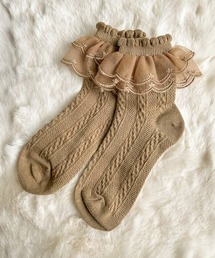 SOROTTO（ソロット）の「レースフリルソックス KIDS（ソックス/靴下）」