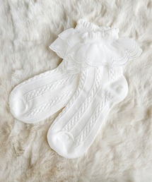 SOROTTO（ソロット）の「レースフリルソックス KIDS（ソックス/靴下）」