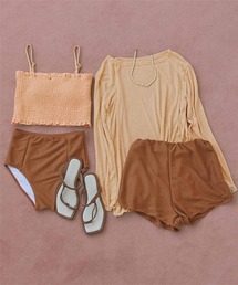 SEA DRESS�i�V�[�h���X�j�́u4�_�Z�b�g/�����g�b�v�X�t�V���[�����O�r�L�j×�V���[�g�p���c/�����i�����j�v