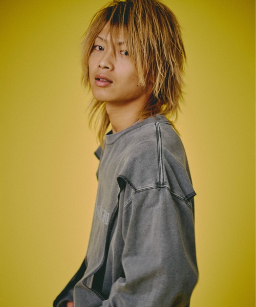 GALFY（ガルフィー）の「『GALFY/ガルフィー』穴の向こうにわんちゃんロンTee【Z】（Tシャツ/カットソー・レディース・ブラック・M/L/XL）」の6枚目の写真