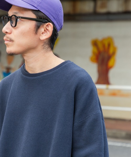 URBAN RESEARCH（アーバンリサーチ）の「『UR TECH』Dad TECH CREW PULLOVER（Tシャツ/カットソー・メンズ・パープル/ネイビー・1/2）」の3枚目の写真