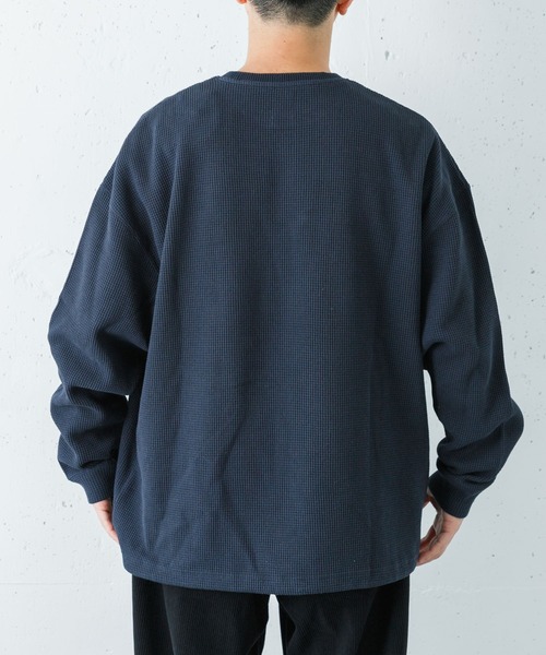 URBAN RESEARCH（アーバンリサーチ）の「『UR TECH』Dad TECH CREW PULLOVER（Tシャツ/カットソー・メンズ・パープル/ネイビー・1/2）」の22枚目の写真