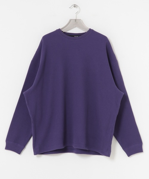 URBAN RESEARCH（アーバンリサーチ）の「『UR TECH』Dad TECH CREW PULLOVER（Tシャツ/カットソー・メンズ・パープル/ネイビー・1/2）」の21枚目の写真