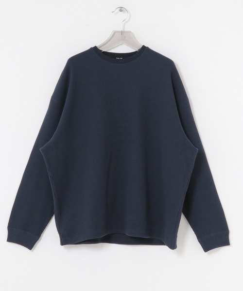 URBAN RESEARCH（アーバンリサーチ）の「『UR TECH』Dad TECH CREW PULLOVER（Tシャツ/カットソー・メンズ・パープル/ネイビー・1/2）」の11枚目の写真