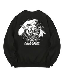KMB0139 ジュスル裏起毛スウェット - ブラック