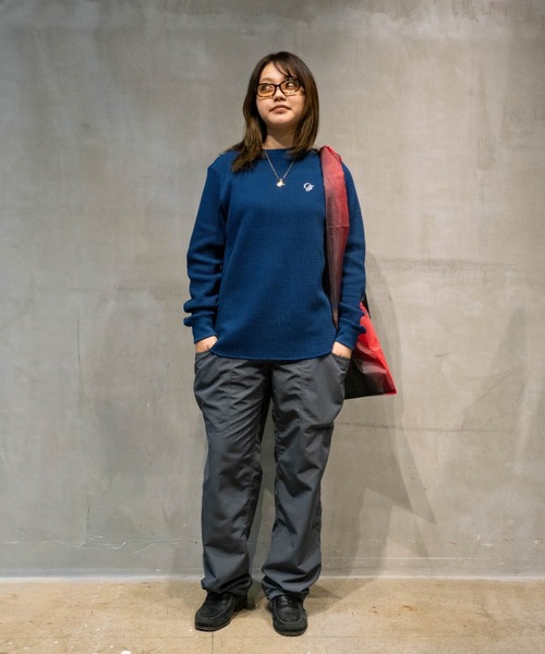 Chocolate Jesus （チョコレートジーザス ）の「CJ HEAVY THERMAL SHIRT（Tシャツ/カットソー・メンズ・ネイビー/チャコール・X-LARGE/LARGE/MEDIUM/SMALL）」の5枚目の写真