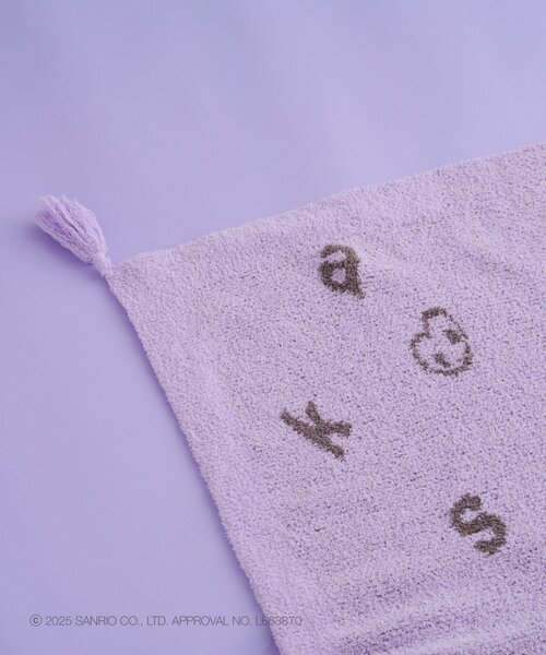 sanrio（サンリオ）の「【Kastane×Kuromi 】もこもこブランケット（ブランケット・レディース・パープル・FREE）」の3枚目の写真